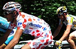 Kim Kirchen during the eight stage of the Tour de France 2009